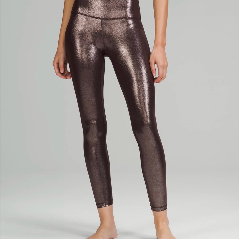 NWOT Lululemon Athletica Holiday Metallic Align Leggings
